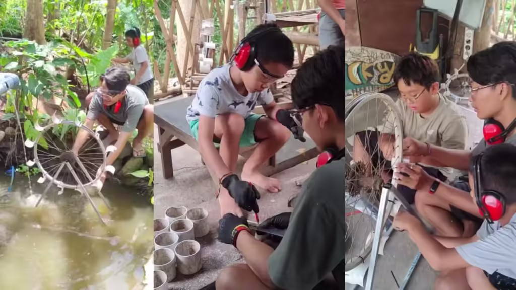 build water turbin