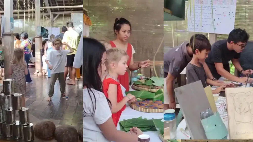 afternoon market at open flow